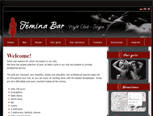 Tablet Screenshot of femina-bar-siegen.de